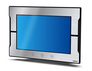 HMI Bedienterminal Serie NA, Touchscreen, 15,4-Zoll, TFT-LCD, 24 bit Farbtiefe, 256MB interner Speicher, 1280x800 Auflösung, 2x USB-A, 2x Ethernet, 1x RS232, 24VDC, Rahmen: schwarz