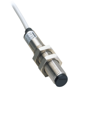 Lichttaster ohne Hintergrundausblendung V12, Bauform M12, Sn=0-115mm, NPN, L.ON/D.ON, 10-30VDC, Infrarot, Messing, Abmessungen(DxL)=M12x54.5mm, Anschluss Kabel 2m, 4-Draht