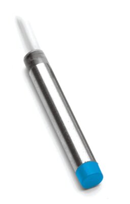 Ind. Sensor IH, Bauform 6mm Zylinder Edelstahl, Sn=2mm, bündig, PNP, N.O., 10-30VDC, Anschluss Kabel 2m, 3-Draht