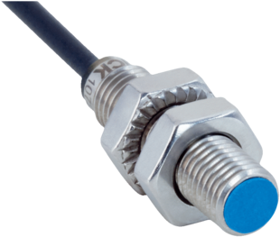 Ind. Sensor IMB, Bauform M8 (kurz) Edelstahl, Sn=2mm, bündig, N.O., 10-30VDC, Anschluss Kabel 5m, 2-Draht