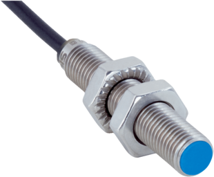 Ind. Sensor IMB, Bauform M8 Edelstahl, Sn=2mm, bündig, PNP, N.C., 10-30VDC, Anschluss Kabel 2m, 3-Draht