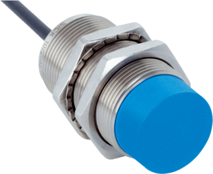 Ind. Sensor IMB, Bauform M30 Edelstahl, Sn=20mm, nicht bündig, NPN, N.O./N.C., 10-30VDC, Anschluss Kabel 2m, 3-Draht