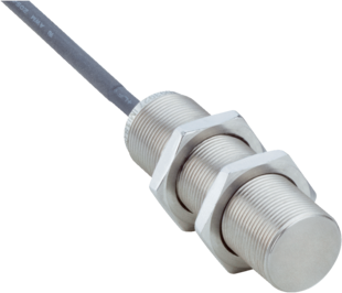 Ind. Sensor IMI, Bauform M18 Edelstahl, Sn=8mm, bündig, PNP, N.O., 10-30VDC, Anschluss Kabel 2m, 3-Draht