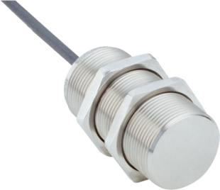 Ind. Sensor IMI, Bauform M30 Edelstahl, Sn=10mm, bündig, PNP, N.C., 10-30VDC, Anschluss Kabel 2m, 3-Draht