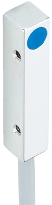 Capteur inductif IQY, modèle laiton rectangulaire 5 mm, Sn = 0,8 mm, affleurant, NPN, NO, 10-30VDC, câble de raccordement 2m, 3 fils
