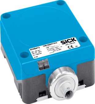 Capteur inductif IQL, modèle 80 mm rectangulaire en plastique, Sn = 50 mm, non affleurant et affleurant, PNP, NO / NC, 10-30VDC, connecteur M12, 4 pôles