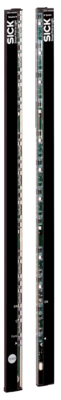 Rideau de lumière SPL, Sn= 1.5m, Dh= 440mm, RM= 40mm, PNP, D.ON, 24VDC, Infrarouge, Plastique, 9x513x25mm(LxHxP), connecteur M8, 0.1m, 4-pôles