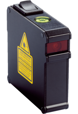 Laser-Ausrichthilfe für verschiedene Sensoren, Laserklasse 2 (IEC 60825): Nicht in den Strahl blicken!