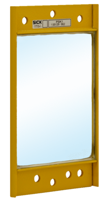 Miroir de renvoi. Déflecteur horizontal, surface miroir 96 mm x 124 mm. Matériau du miroir: Verre