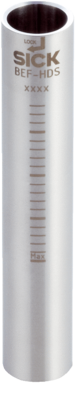 Tube de fixation de conception hygiénique avec verrouillage par baïonnette. Dimensions (L x H x L): 14,4mm 85,5mm 14,4mm, acier inoxydable, convient pour BeftecHD de conception hygiénique