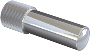 Lentille fibre optique LL3 pour systèmes de sonde fibre optique. Principe de détection: système de sonde. Filetage: M3