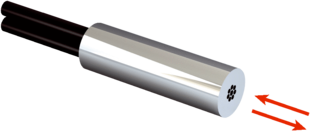 Lichtleiter LL3 für GLL170(T), WLL180T. Detektionsprinzip: Tastersystem. Faser: Kunststoff, Mantel: Kunststoff, Lichtleiterkopf: Edelstahl, länge  2.000 mm