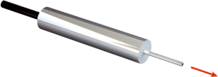 Lichtleiter LL3 für GLL170(T), WLL180T. Detektionsprinzip: Einwegsystem. Faser: Kunststoff, Mantel: Kunststoff, Lichtleiterkopf: Edelstahl, länge  2.000 mm