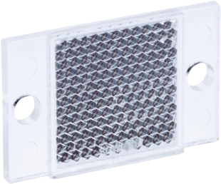 Réflecteur triple fin C12, à visser, adaptés à la détection d'objets transparents. Température ambiante, fonctionnement: –20° C ... + 99° C