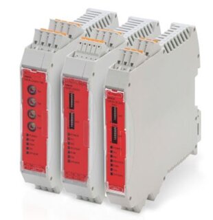 Sicherheits-Controller Advancedmodul, 2 x Relais + 1x Hilfsausgang PNP, 24VDC