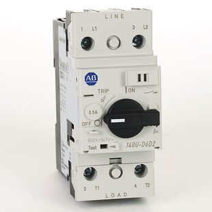 Disjoncteur de puissance, taille D, 2-pol., In max. 2A, ICU/ICS 100/65kA (415VAC), thermique et magnétique fixe