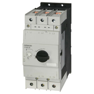 Disjoncteurs-moteurs de la série J7MN, 3 pôles, In max. 70...90A réglable, Commutateur rotatif, ICU/ICS 50/38kA (400VAC), magnétique fixe / thermique réglable
