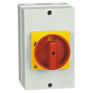 Boitiers, interrupteur principal: rouge/jaune. BxHxT=90x150x100mm