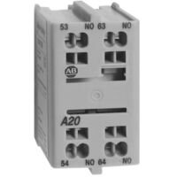 Contacts auxiliares montage frontal, 4 N.O. pour contacteur de puissance 1-CR / contacteur auxiliaire 7-CRF, borne à ressort