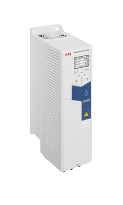Frequenzumrichter Serie ACQ580 für Pumpen, Un = 3x380-480V, In = 293A, Pn = 160kW, eingebauter EMV-Filter Kat. C2, Komfort-Bedienpanel ACH-AP-H (+J400), STO, IP21, Wandmontagegerät, Baugrösse R8 = 721x300x393mm (HxBxT)