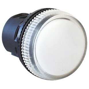 Meldeleuchte Kunststoff, LED, Farbe: Transparent,. Komplett mit LED Element 240VAC + Kupplungselement Kunststoff, IP69K