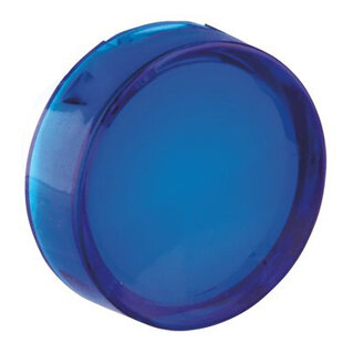 Leuchtkappe mit Streuscheibe rund, Farbe: Blau, für 16mm Schalterserie