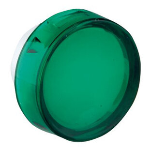 Leuchtkappe mit Streuscheibe rund, Farbe: Grün, für 16mm Schalterserie