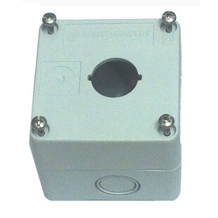 Aufbaugehäuse für Serie 800FD, Kunststoff, 1 Öffnung,  Farbe: Grau, IP66, Kabeleinführung PG11/16