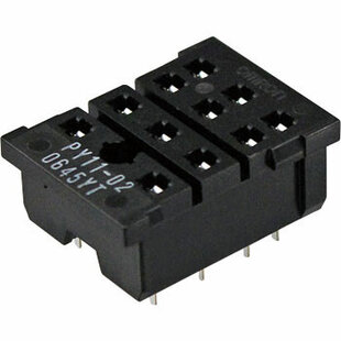 Socket, back-connecting, 11-Pin, PCB Klemme.