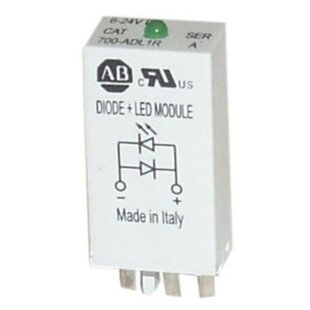 Dioden-Schutzmodul mit LED, Steuerspannung 6-24VDC. zu 700-HN123,-153,-204,-205 Sockel
