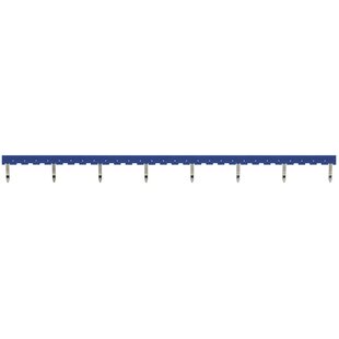 Steckbrücke, 31mm, 8-polig, blau zu PYF-*-PU