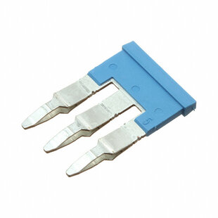 Barettes de connexion isolées, 2 pôles, bleu, emballage 60 pièces, prix par barette pour G2RV-SL