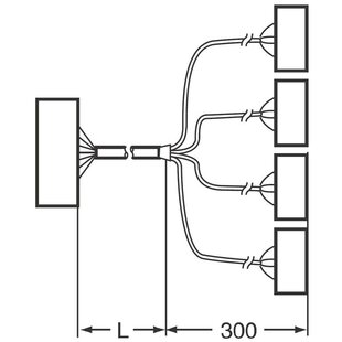 Câble de connexion à Siemens SPS 6ES7 422-1BL-0AA0, 32 sorties, 0,5m pour G2RV-SR/G3RV-SR