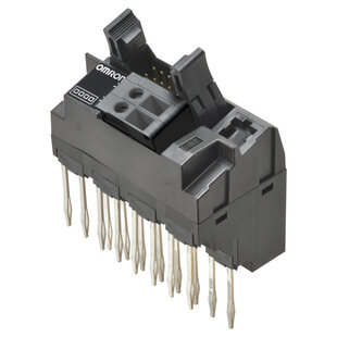8er Adapter zum Anschluss von 8 G2RV-Relaissockel per steckerkonfektioniertem Kabel an eine SPS.