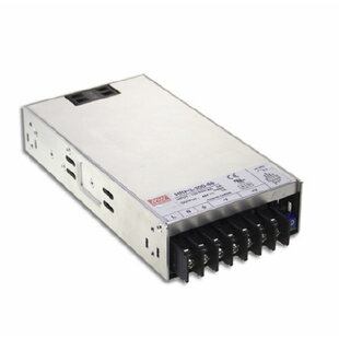 Schaltnetzteil 336W, 1-phasig, Typ: HRP-300-24, mit PFC Korrektur, Eingang: 85…264VAC/120...370VDC, Ausgang: 24VDC, 14A