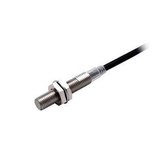 Ind. Sensor E2E, Bauform M12 Messing, Sn=4mm, bündig, PNP, N.C., 10-30VDC, Anschluss Kabel 10m, 3-Draht