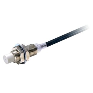 Ind. Sensor E2E, Bauform M12 Messing, Sn=8mm, nicht bündig, NPN, N.O., 10-30VDC, Anschluss Kabel 2m, 3-Draht