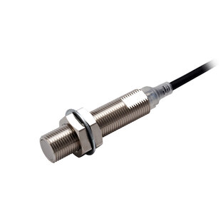 Ind. Sensor E2E, Bauform M12 Messing, Sn=4mm, bündig, PNP, IO-Link COM2, N.O./N.C., 10-30VDC, Anschluss Kabel 2m, 4-Draht