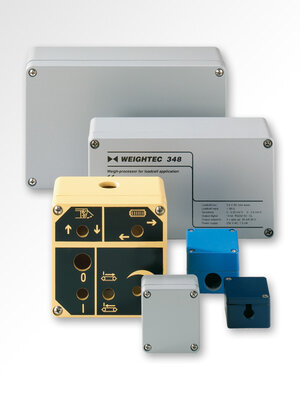 Aluminiumgehäuse MBA, IP66, Farbe RAL 7001, Typ: MBA 128050, (HxBxT) 125x80x50mm