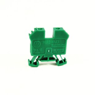 Mini borne de passage, 2.5mm², vert
