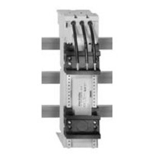 ISO Adaptateur de montage de barres conductrices 141A-S, système de barres 60mm, 32A, 54mm de largeur, 200mm de longueur, 2 rails de fixation, connexion de fil en haut (pas d'emballage individuel)