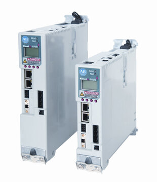 Servoantrieb Serie Kinetix 5500, 3200-9700W (STO), Leistungskreis; 195-528VAC, Steuerkreis; 24VDC, 1/3-Polig, Netzwerktyp; Analog/Impulssignal, IP 20, Power- sowie Drehgeberkabel sind nicht inbegriffen